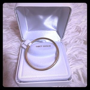 14k Baby Slip-On Bangle Bracelet
